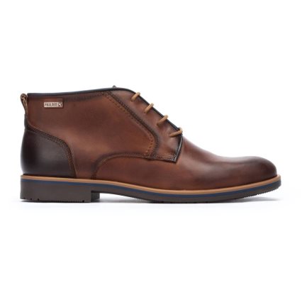 Men's Pikolinos LEON Ankle Boots Brown | NZ LA78935